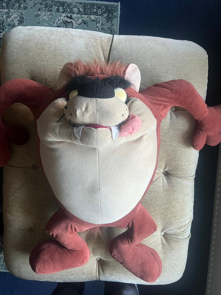 Vintage Pluche Tasmaanse Duivel Retro Exemplaar Looney Tunes, Ophalen of Verzenden, Overige figuren, Zo goed als nieuw, Knuffel