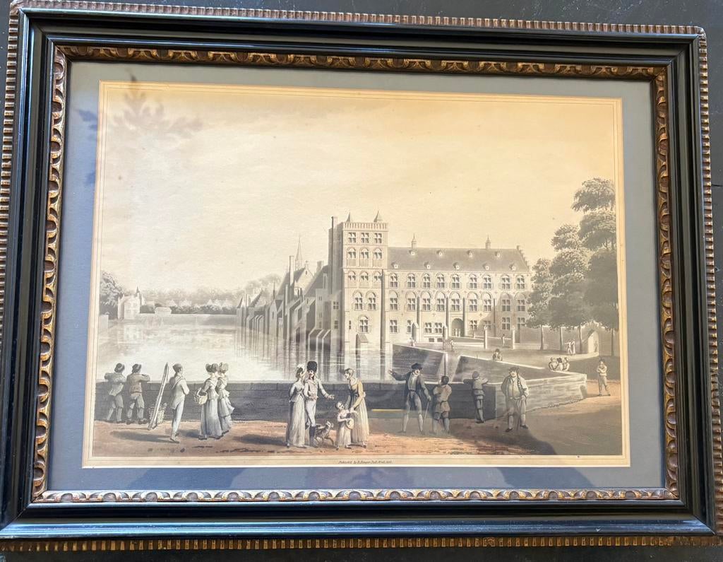 Den Haag Hofvijver, Antiek en Kunst, Kunst | Schilderijen | Klassiek, Ophalen
