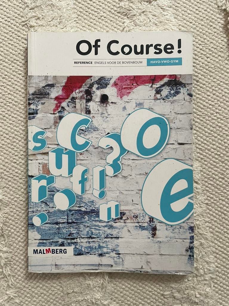 Of Course schoolboek engels havo/vwo Malmberg, Ophalen of Verzenden, Zo goed als nieuw, HAVO, Engels