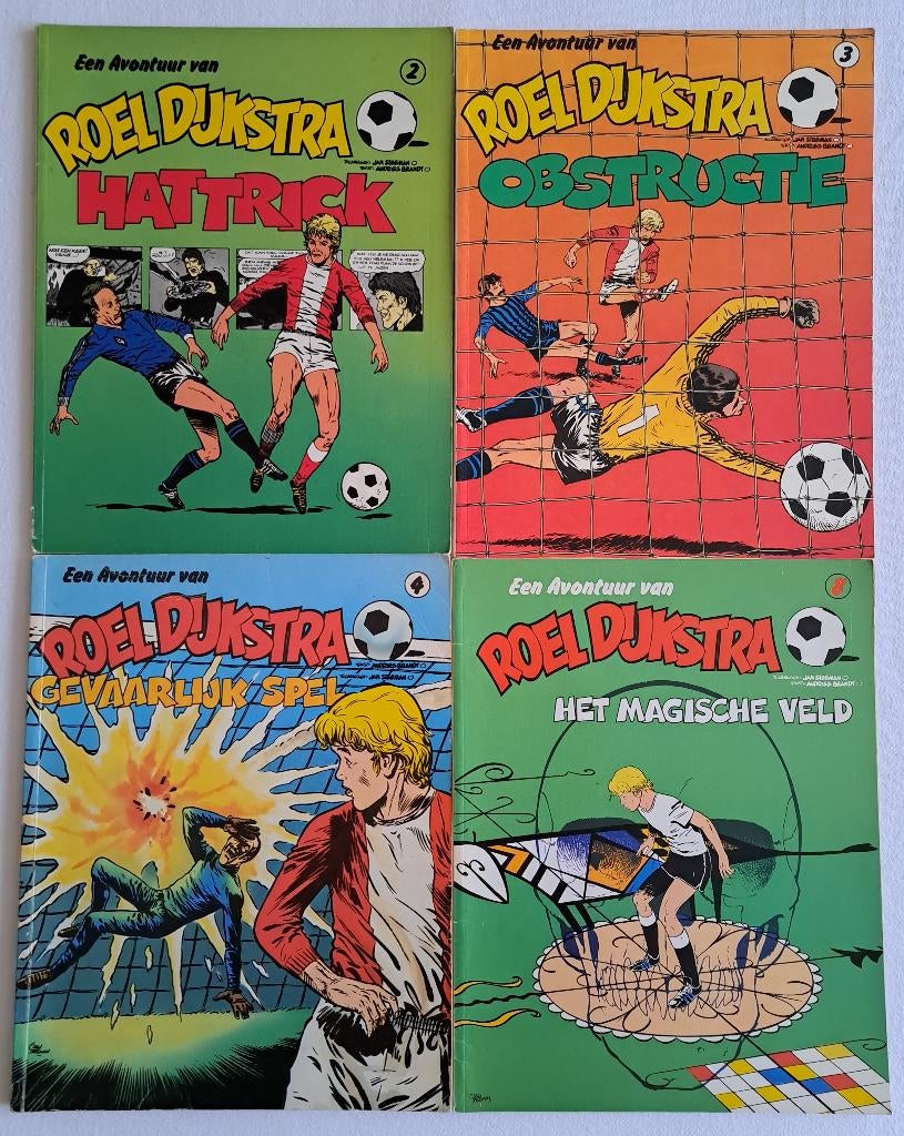 ROEL DIJKSTRA 2 - 3 - 4 - 8, Meerdere stripboeken, Ophalen of Verzenden, Gelezen