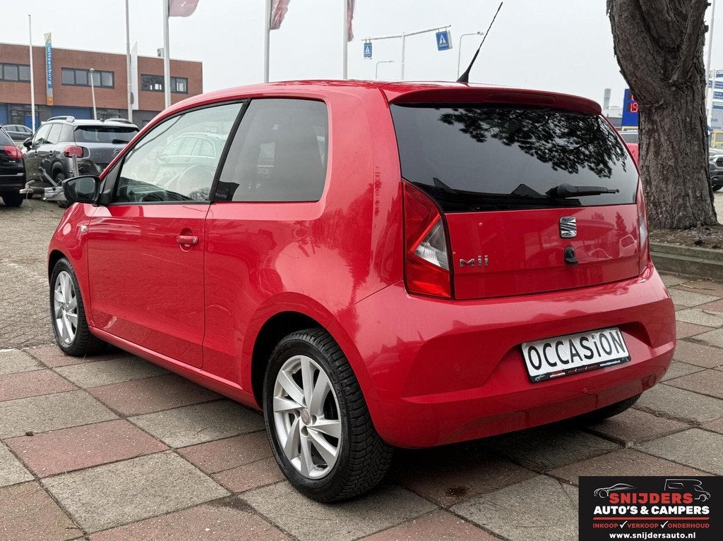 Seat Mii 1.0 Style Sport PDC Cruise prima onderhouden, Voorwielaandrijving, Stof, Gebruikt, Zwart