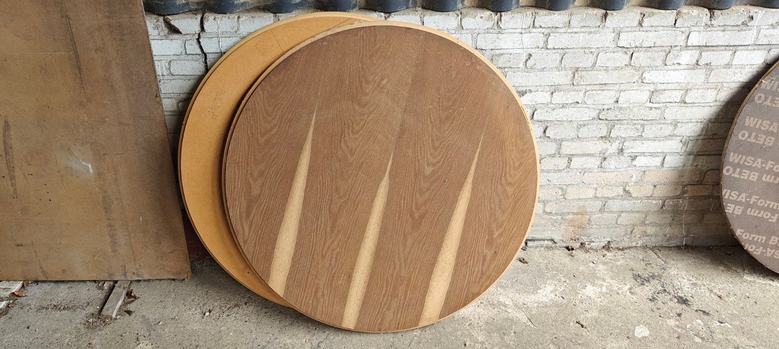 Tafelblad MDF doorsnede 1 meter, Ophalen