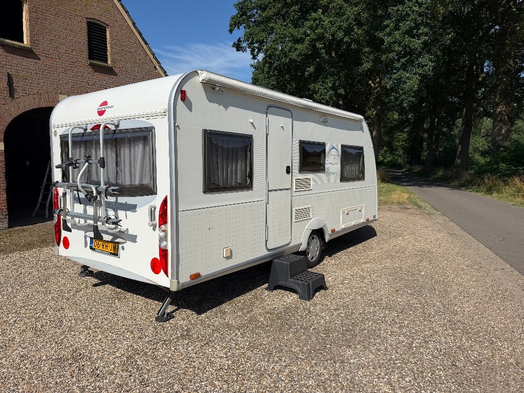 Caravan Bürstner Flipper 460tl uit 2008, 2 aparte bedden, Rondzit, Luifel, Particulier