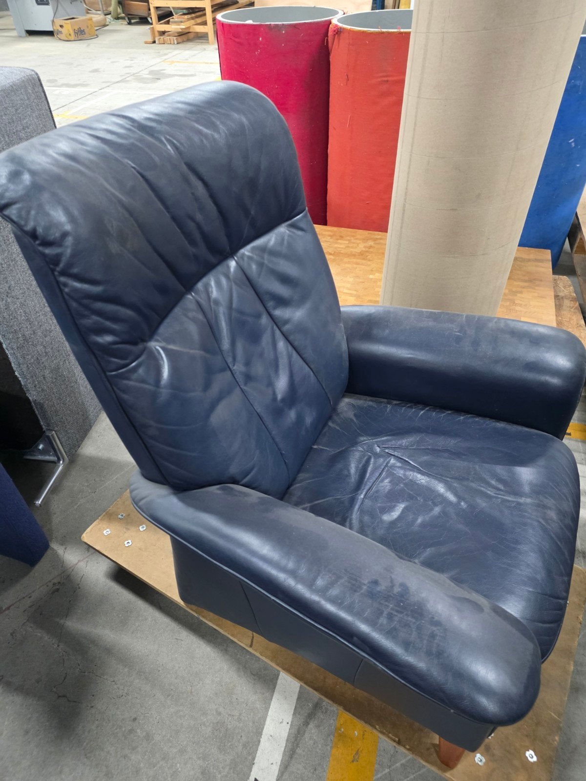 gratis lederen fauteuil, Ophalen, Gebruikt, Eenpersoons, Minder dan 150 cm