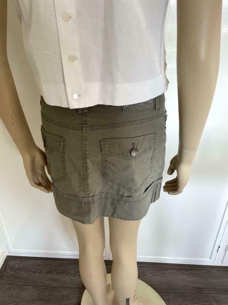 Jill stoer kort rokje legergroen NIEUW maat 176 shoeby shop, Meisje, Nieuw, Ophalen of Verzenden, Jurk of Rok