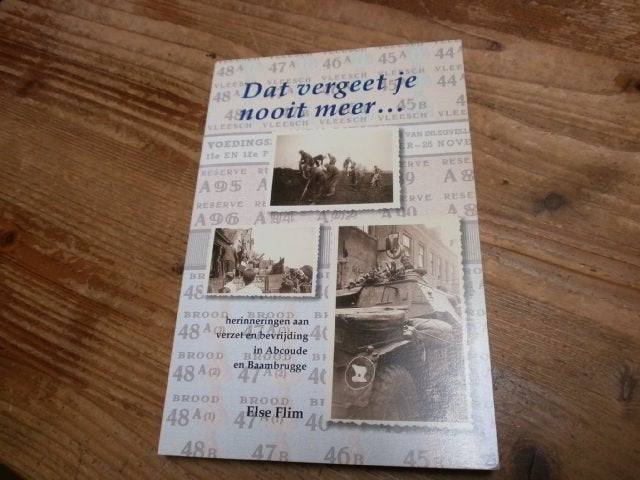 herinneringen verzet en bevrijding abcoude en baambrugge, Boeken, Ophalen of Verzenden, Tweede Wereldoorlog, Nieuw, Overige onderwerpen