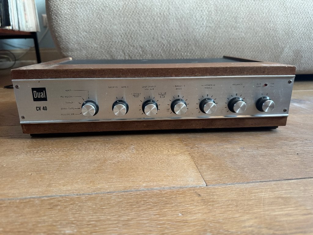 DUAL CV 40 Stereo Versterker, Gebruikt, Ophalen, Overige merken, Minder dan 60 watt