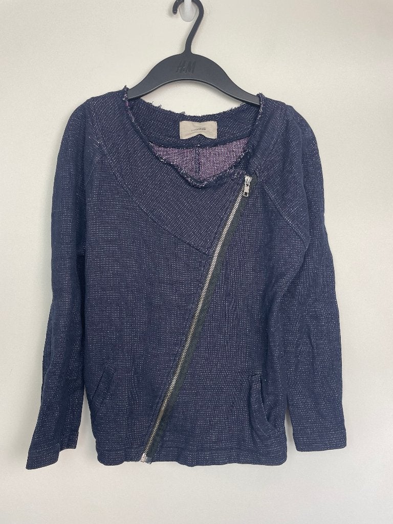 Humanoid asymmetrische vest maat M blauw rits linnen, Kleding | Dames, Maat 38/40 (M), Customercare@humanoid.nl, HUMANOID Collective B.V.