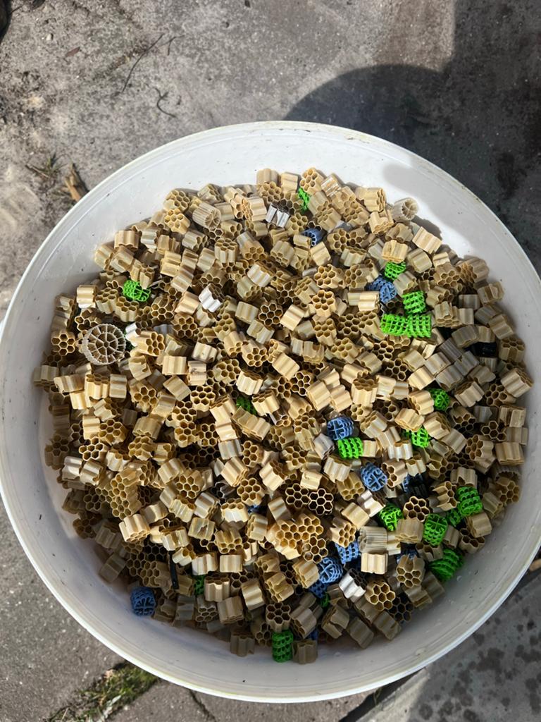 Sieve voor vijver, Ophalen, Gebruikt, Vijverfilter