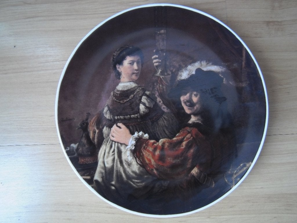 vintage wandbord Bareuther Bavaria Rembrandt, Ophalen of Verzenden