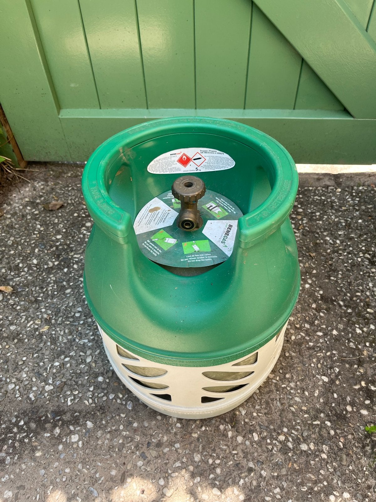 Benegas Light LPG Gasfles - Lichtgewicht en Veilig, Ophalen, Gebruikt