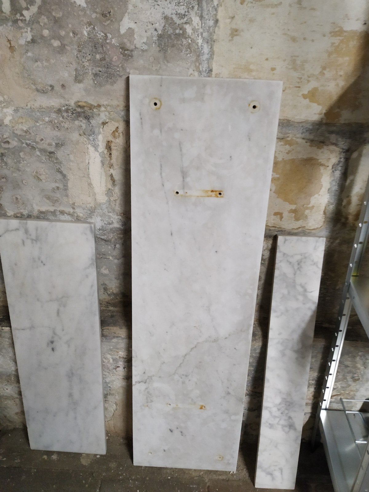 Marmeren tafelblad - diverse afmetingen, Ophalen, Overige materialen, Minder dan 50 cm, Gebruikt