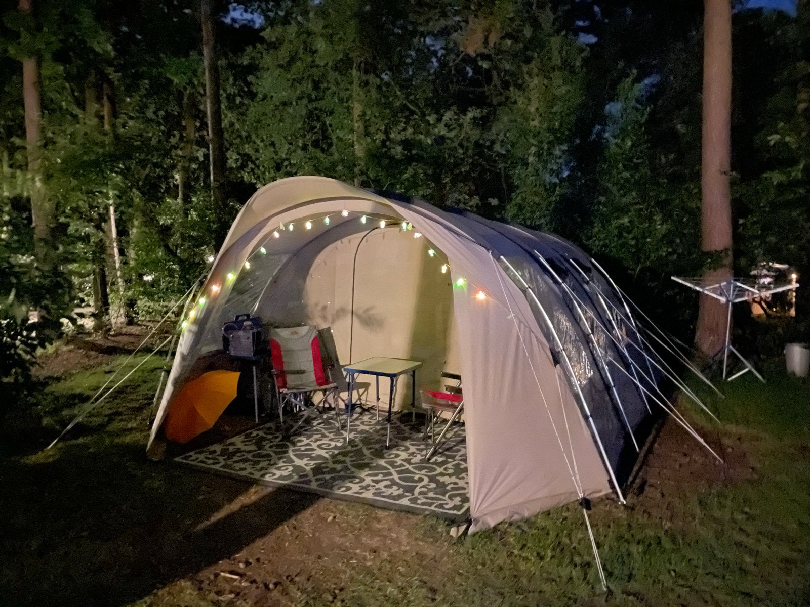 Redwood Birch 6 voor 4-6 personen, Caravans en Kamperen, Tenten, Ophalen, Gebruikt, Tot en met 6