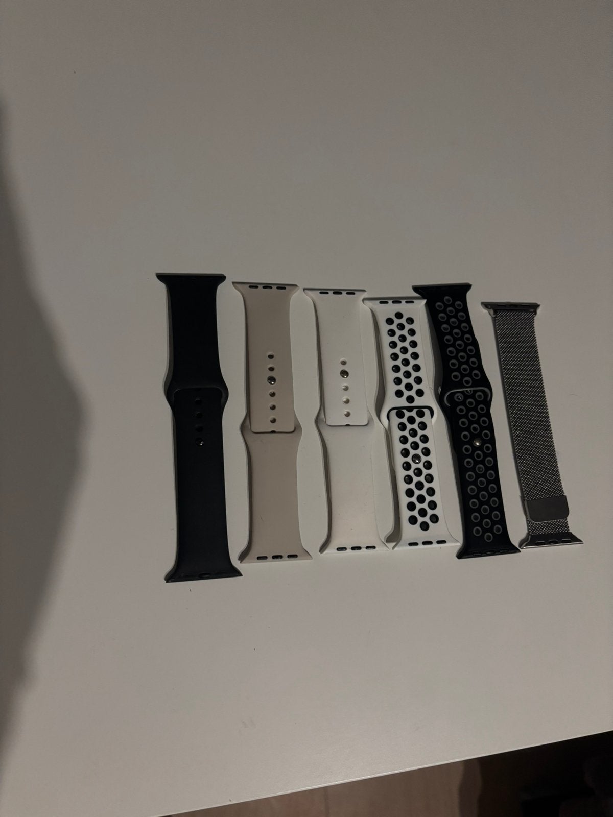 Apple watch bandjes 42mm, Ophalen, Zo goed als nieuw, Zwart, IOS