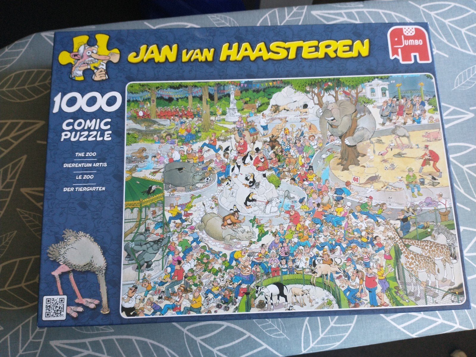 Jan van Haasteren puzzel dierentuin Artis 1000 stuks, Ophalen of Verzenden, 500 t/m 1500 stukjes, Zo goed als nieuw