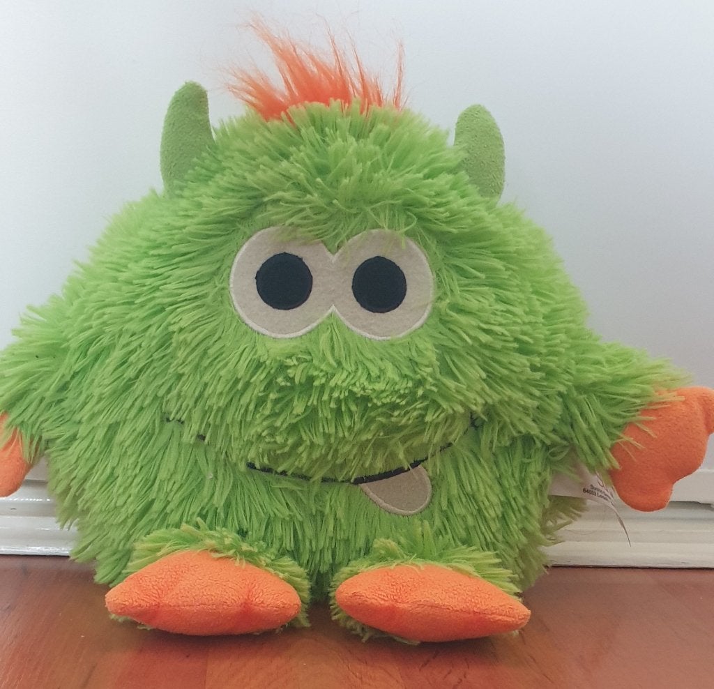 Sunkid Felgroene Monster Knuffel - 31 cm, Groen, Overige merken, Overige typen, Ophalen of Verzenden