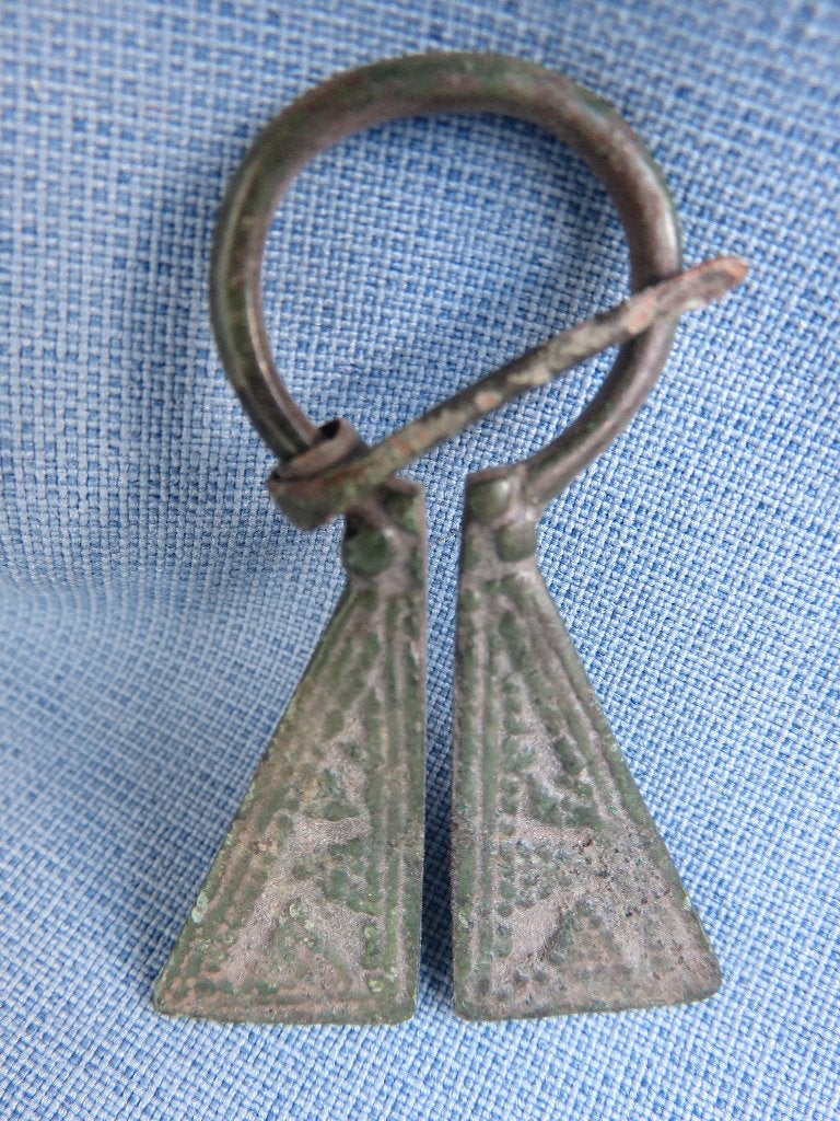 Vikingen – Gespsluiting in brons - 8e - 10e eeuw, Ophalen of Verzenden, Brons