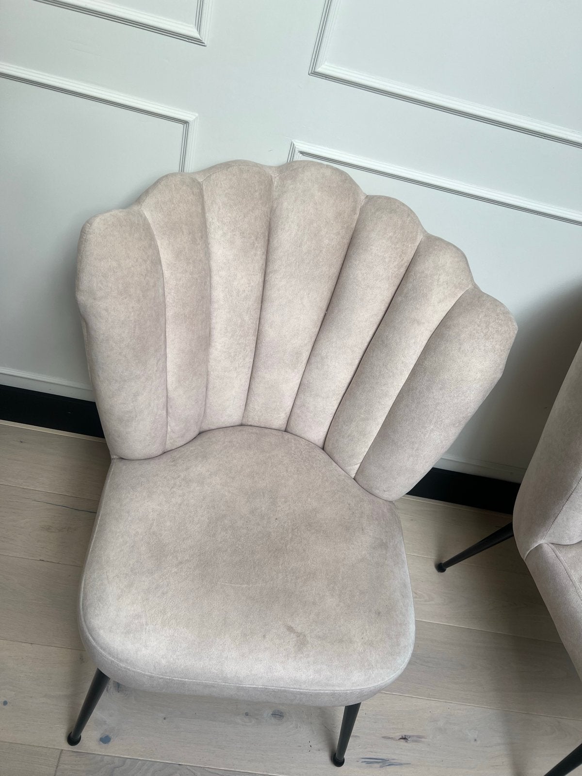 Zitmaxx Abymes Velvet Eetkamerstoelen - 8 stuks, Huis en Inrichting, Ophalen, Overige kleuren, Zo goed als nieuw, Stof