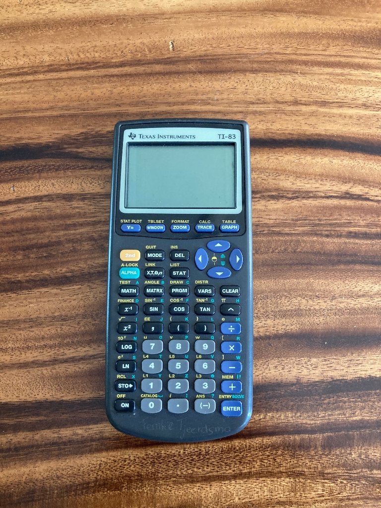 rekenmachine texas instruments ti-83, Diversen, Ophalen, Grafische rekenmachine, Zo goed als nieuw