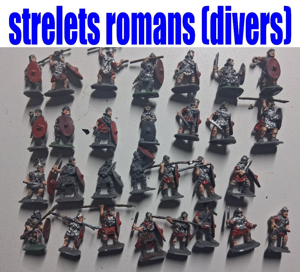 Ruim 240 figuren 1/72 romeinse periode, Ophalen of Verzenden, Gebruikt, 1:50 of kleiner, Figuur of Figuren