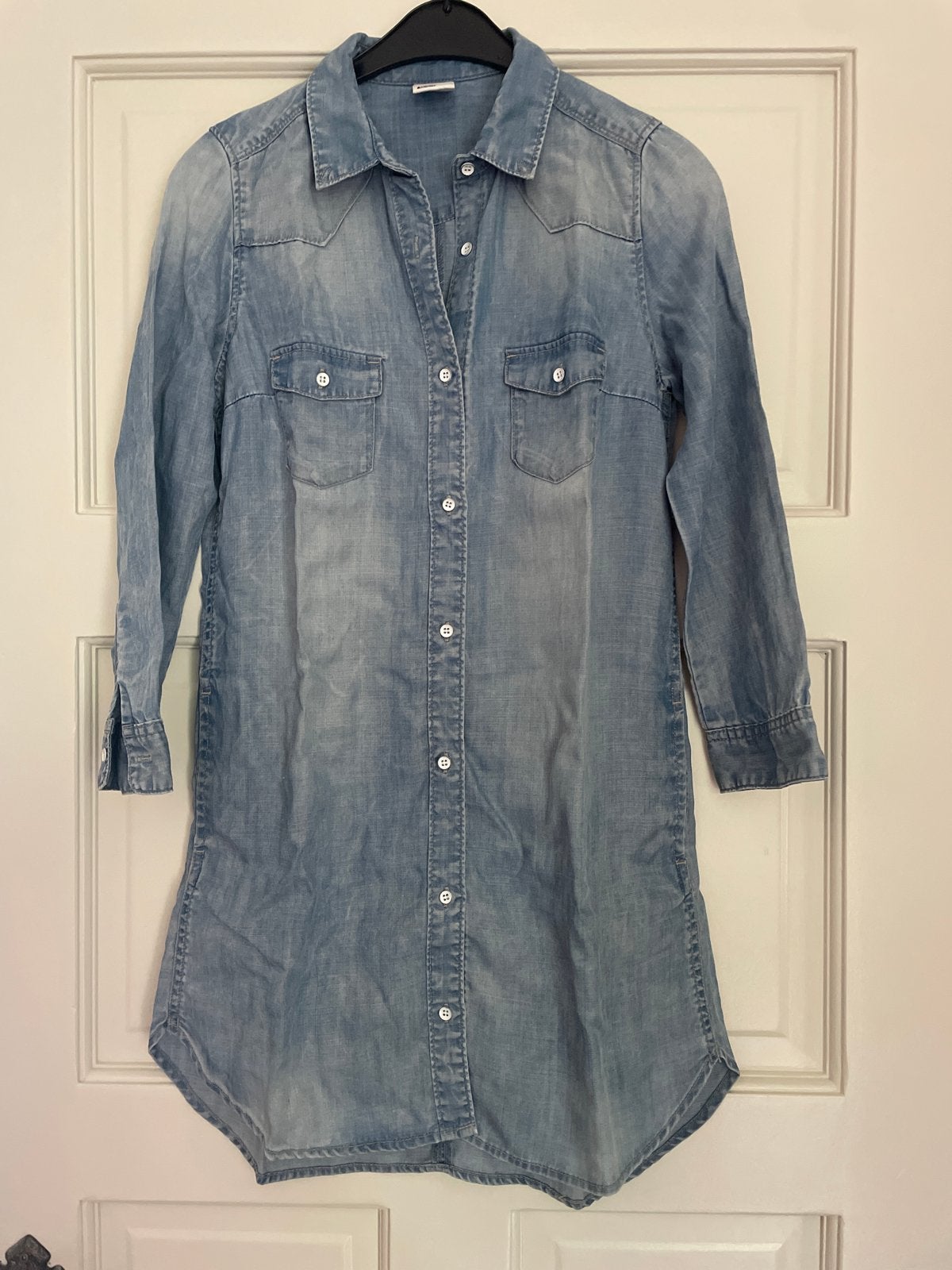 Leuke denim tuniek van H&M, maat 34, Ophalen of Verzenden, Gedragen, Maat 34 (XS) of kleiner, Blauw