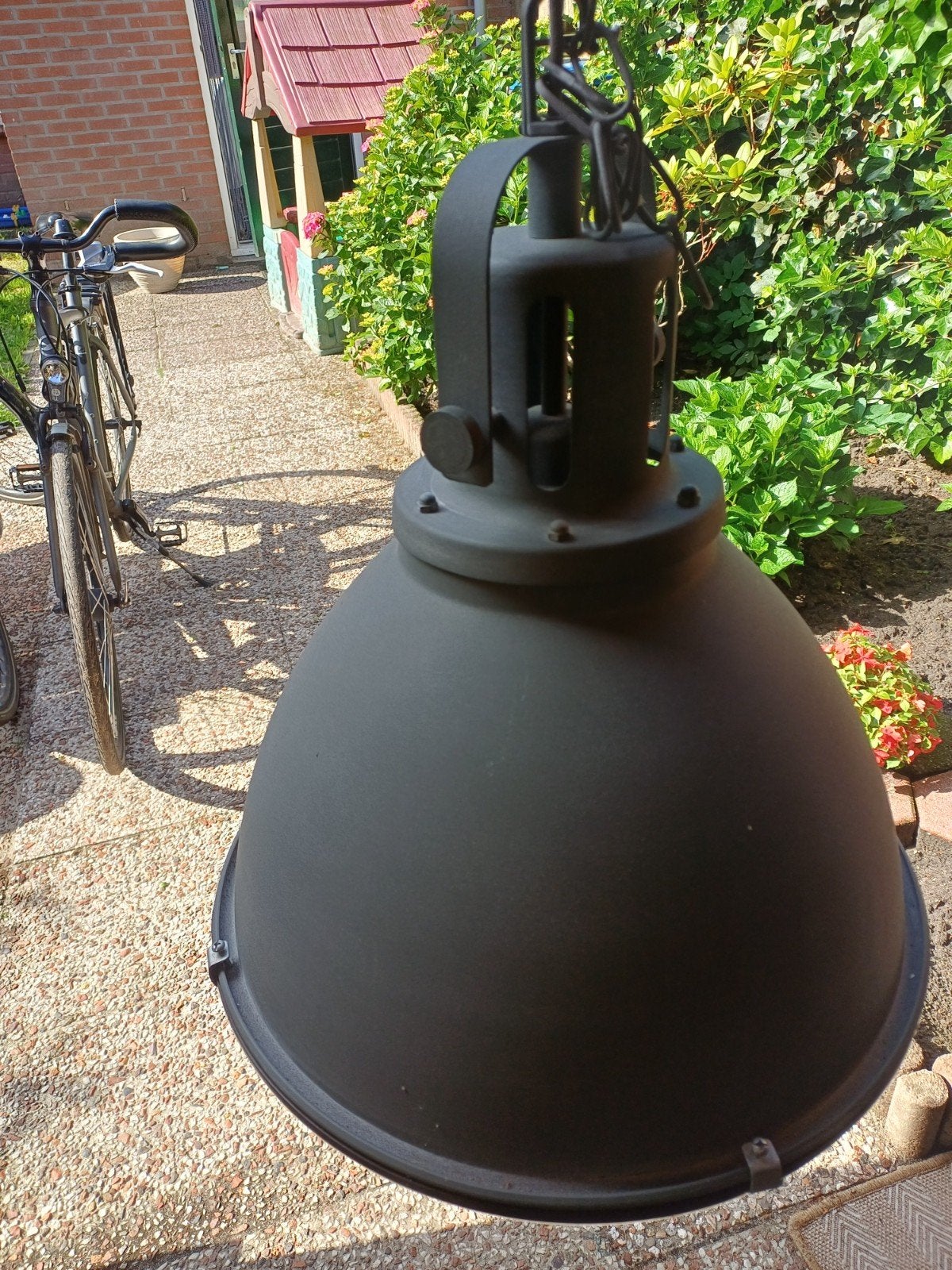 Industriële Praxis lamp, Ophalen, Gebruikt, Metaal, Industrieel