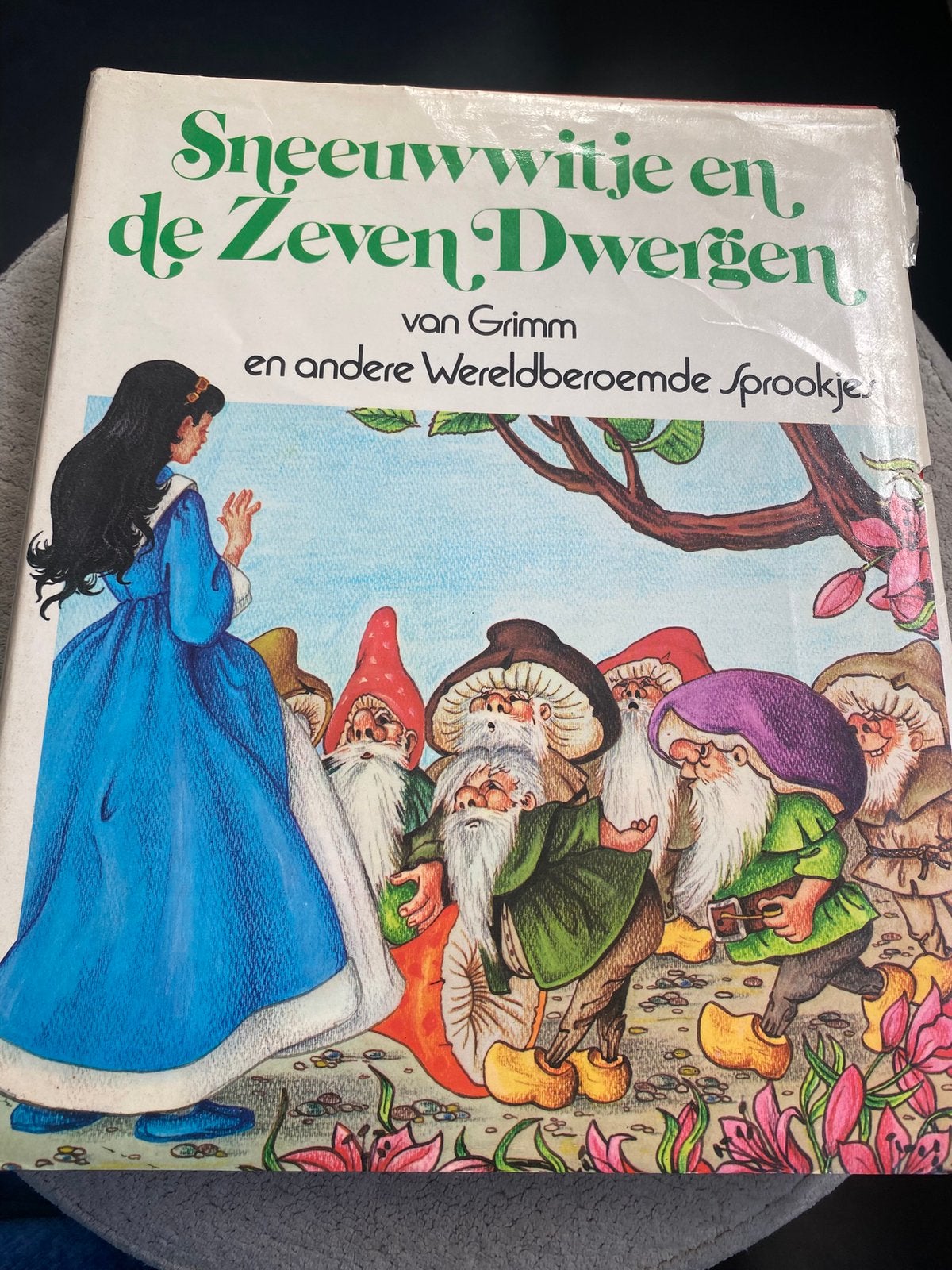 Vintage sprookjesboek Sneeuwwitje en de Zeven Dwergen, Boeken, Ophalen of Verzenden, Gelezen, Gebroeders Grimm