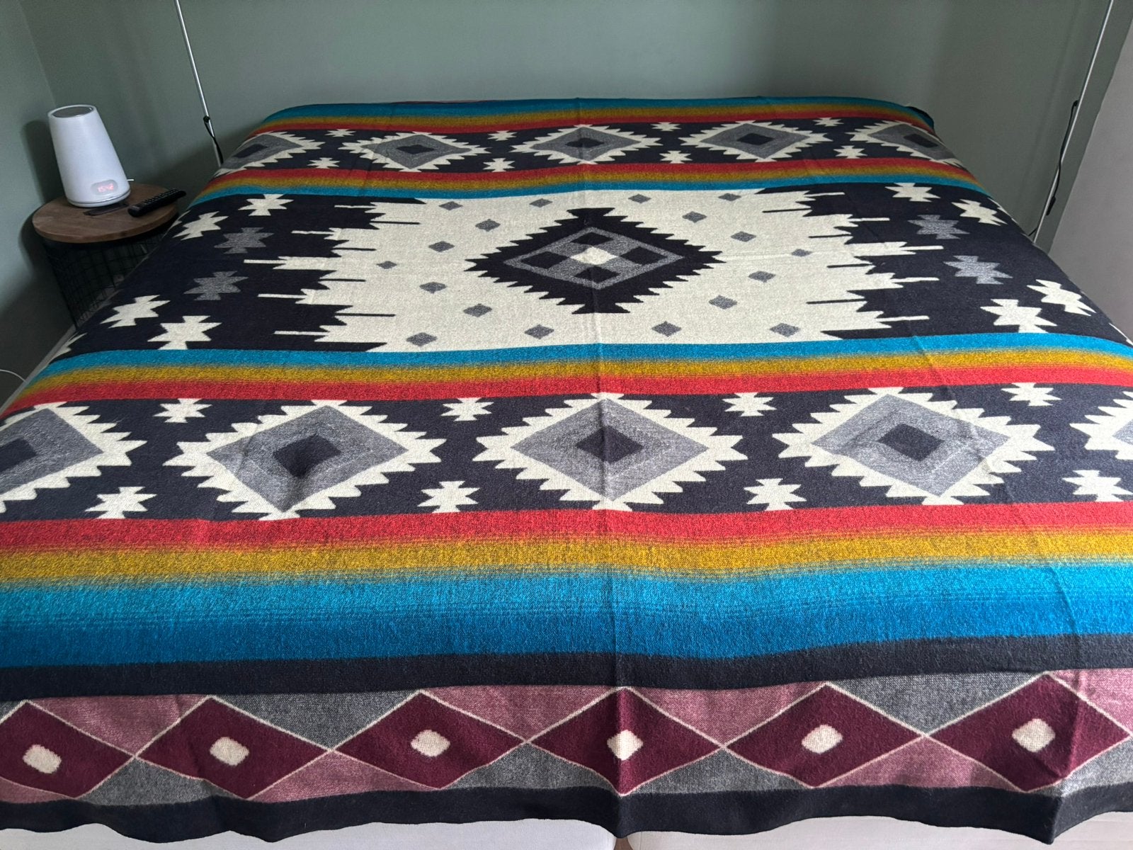 NIEUW! Alpaca wol kleed plaid deken sprei industrieel ruit, Ophalen of Verzenden, Nieuw
