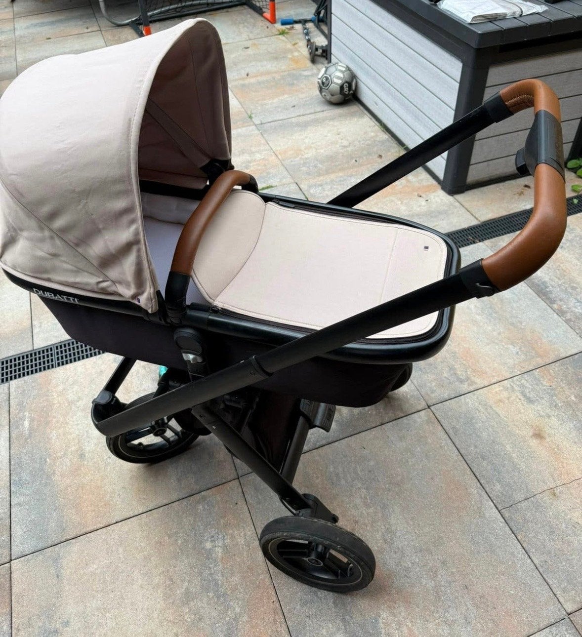 Dubatti One Kinderwagen 2-in-1 met complete accessoires, Zo goed als nieuw, Combiwagen, Met reiswieg, Ophalen