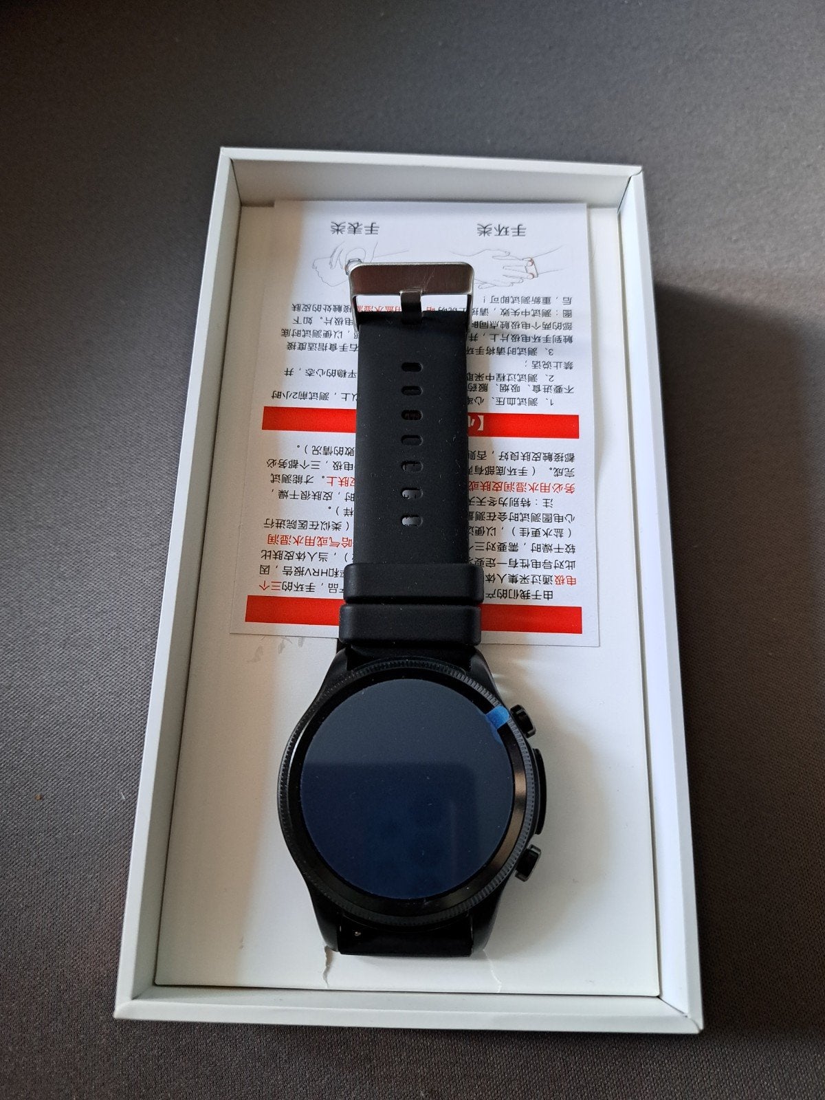 Super mooie smartwatch, Zwart, Nieuw, Ophalen of Verzenden, Android