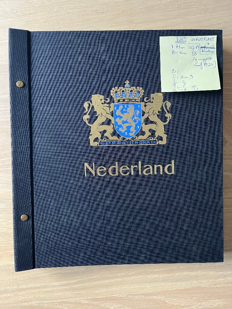 Davo album postzegels Nederland met bladen t/m 1990: €19,95, Ophalen of Verzenden, Verzamelalbum