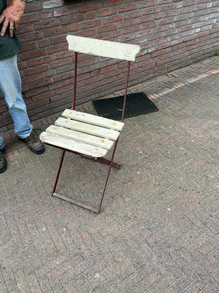 terras stoelen decoratie, Tuin en Terras, Gebruikt, Stoel, Tuinset, Hout