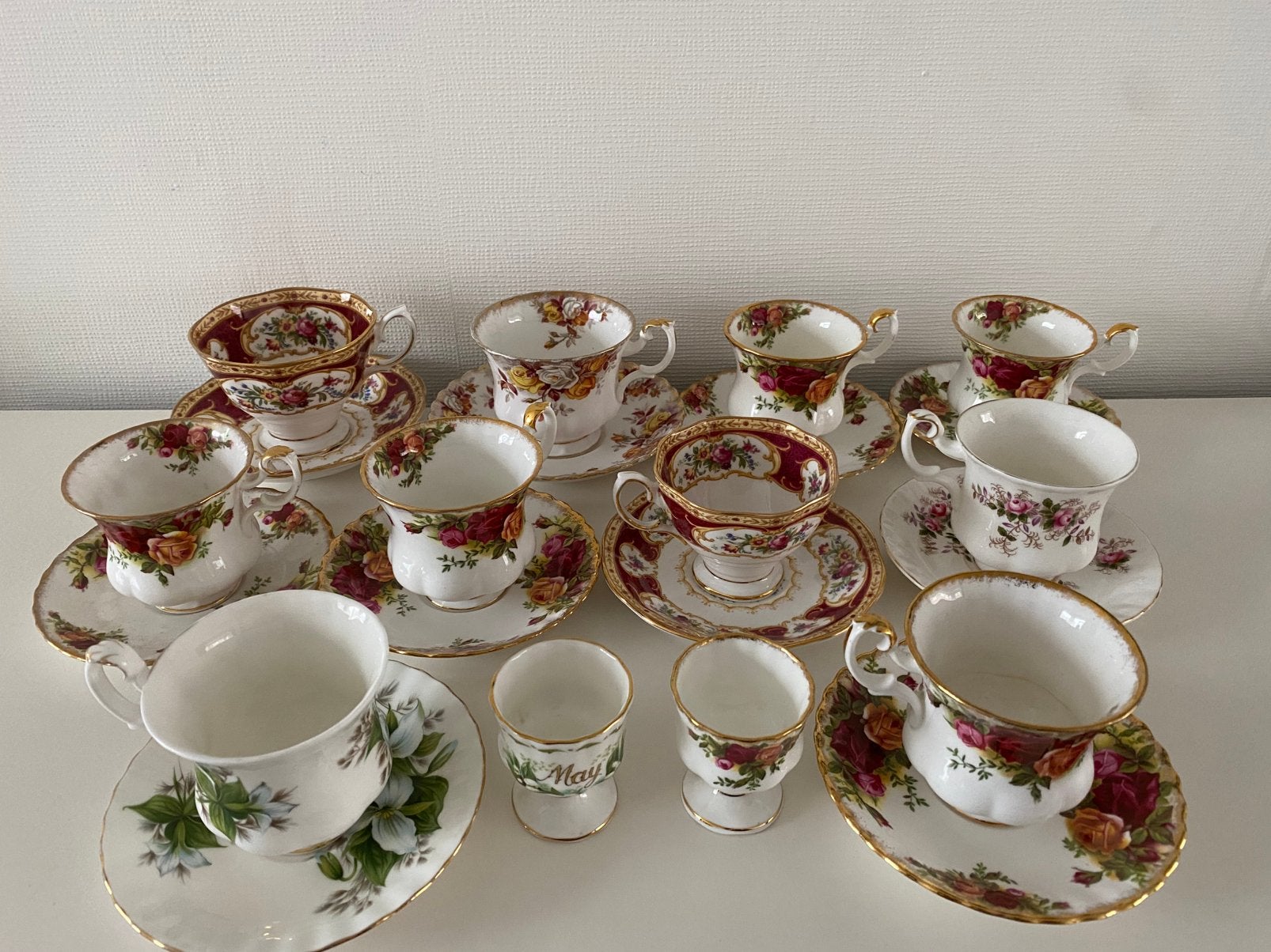 Royal Albert kop en schotels (zie de foto), Ophalen of Verzenden