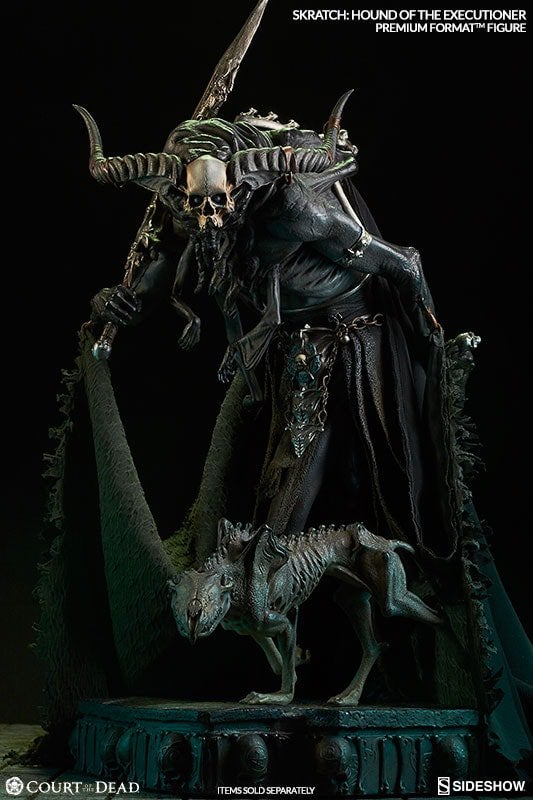 Sideshow Oglavaeil Skratch Premium format Court of the dead, Verzamelen, Beelden en Beeldjes, Ophalen, Zo goed als nieuw, Fantasy
