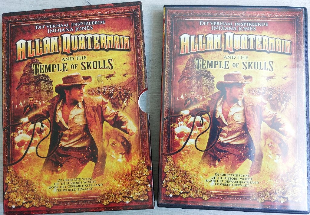 DVD Allan Quatermain and the Temple of Skulls (2008), Cd's en Dvd's, Ophalen, Engels, Nederlands, Zo goed als nieuw