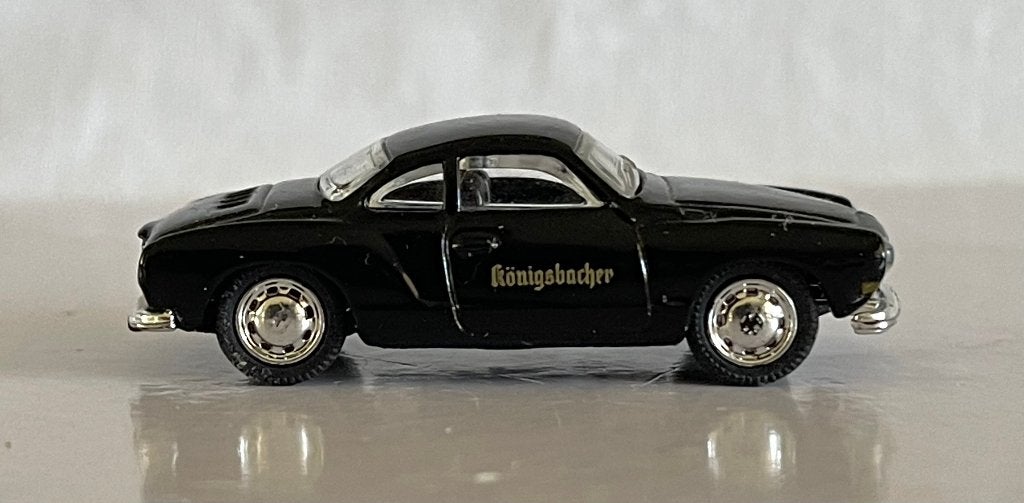 Schuco: Volkswagen Karmann Ghia Coupé Königsbacher, Ophalen of Verzenden, Zo goed als nieuw, Auto, Schuco