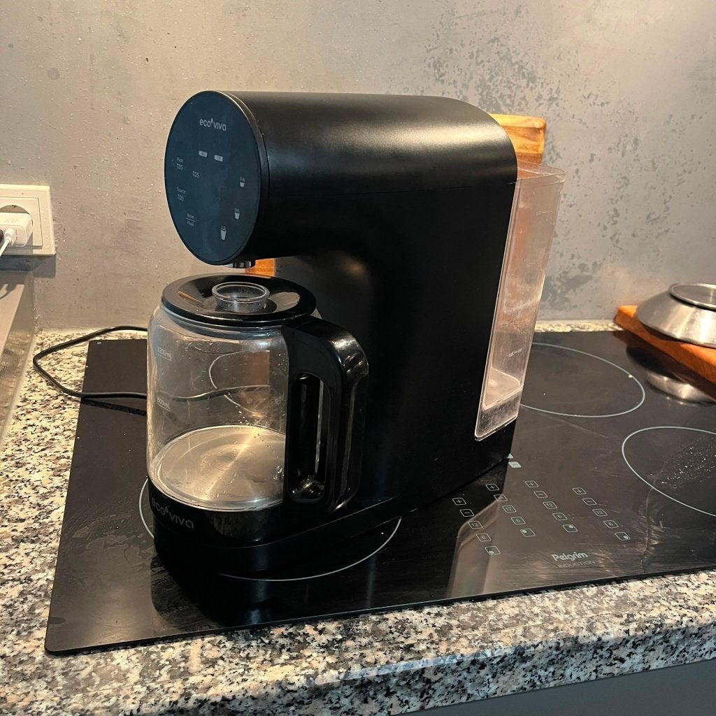 Ecoviva 200G Waterfilterkan 1.2L - RO Waterfilter Zwart, Overige typen, Ophalen of Verzenden, Gebruikt, Zwart