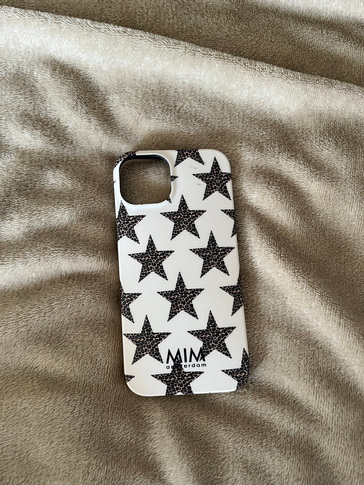 MIM Amsterdam iPhone 13 hoesje met sterrenprint, Kunststof, IPhone 13, Overige merken, Hoesje of Tasje