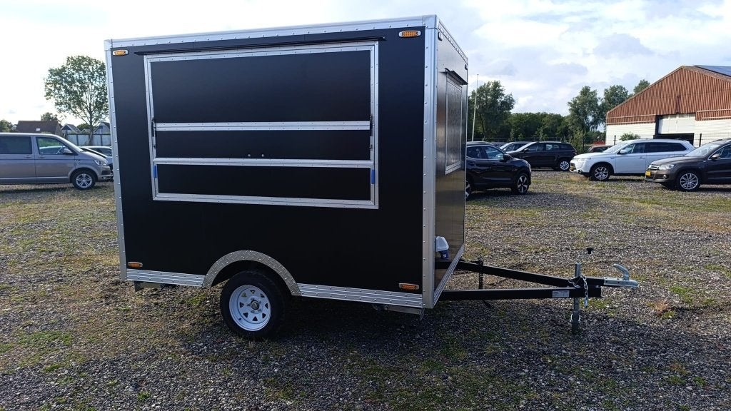 Foodtruck Boxtrailers met Coc! zwart op voorraad, Ophalen