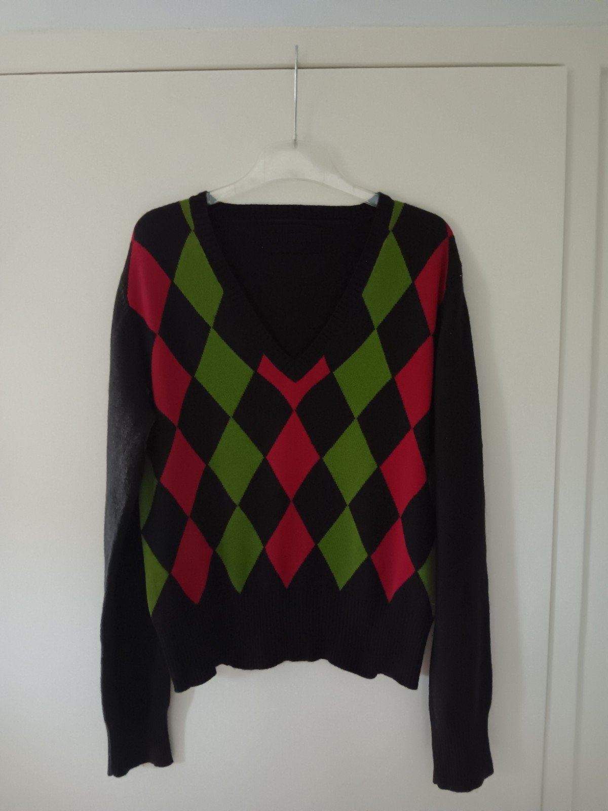 Bewerkte pullover mt: L, Ophalen of Verzenden, Zo goed als nieuw, Maat 38/40 (M), Bruin