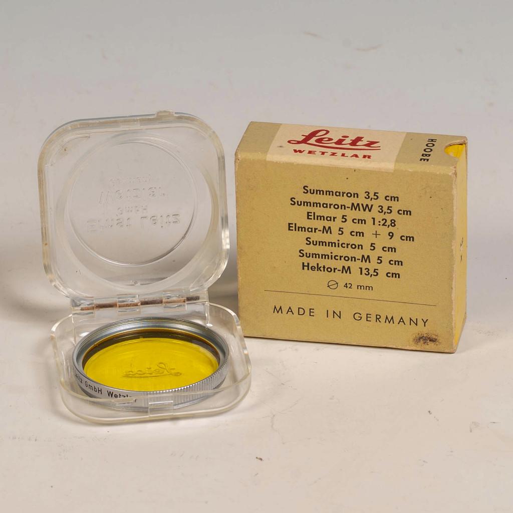 Leitz Leica geelfilter Hoobe, Overige merken, Gebruikt, Minder dan 50 mm, Overige typen