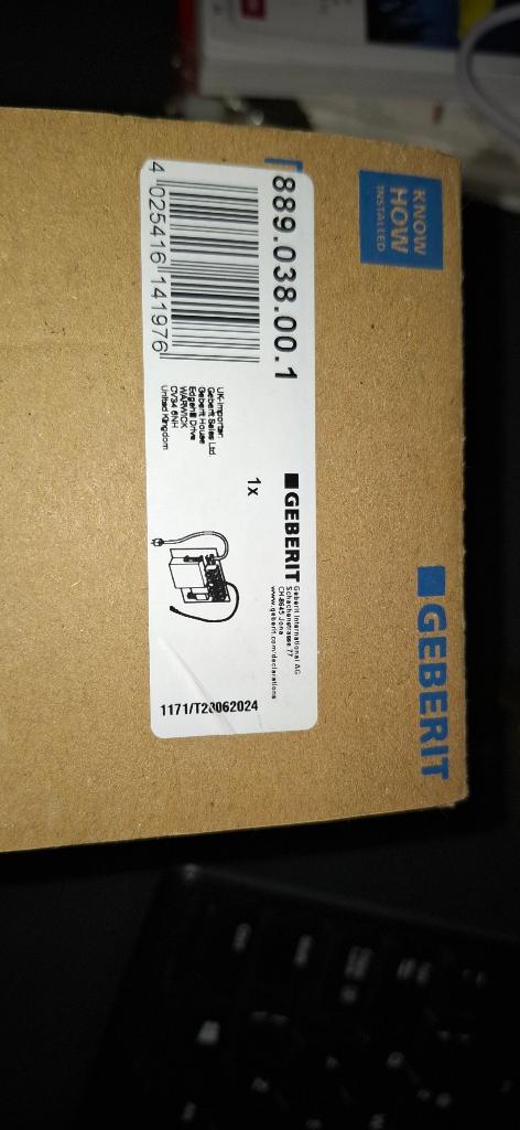 geberit print spoelplaat, Ophalen of Verzenden, Nieuw, Toilet