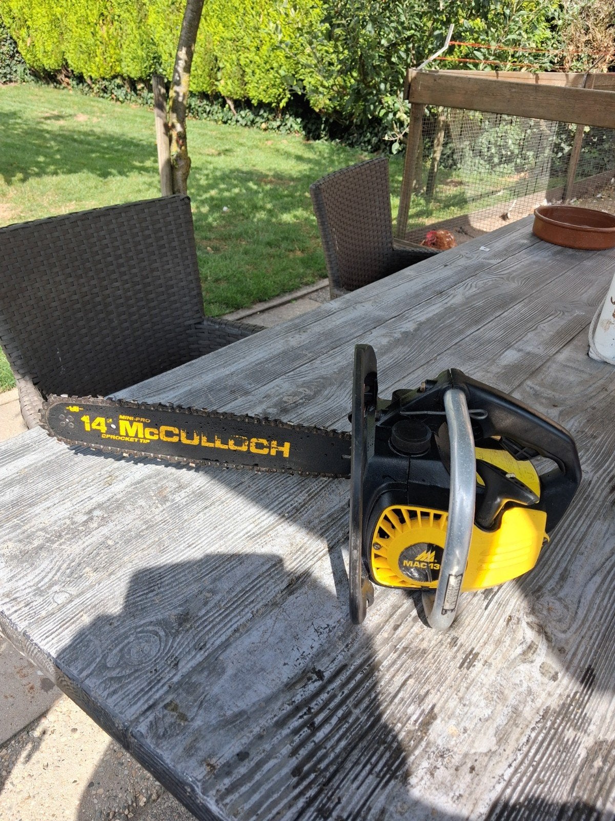 kettingzaag benzine, Ophalen, Gebruikt, McCulloch