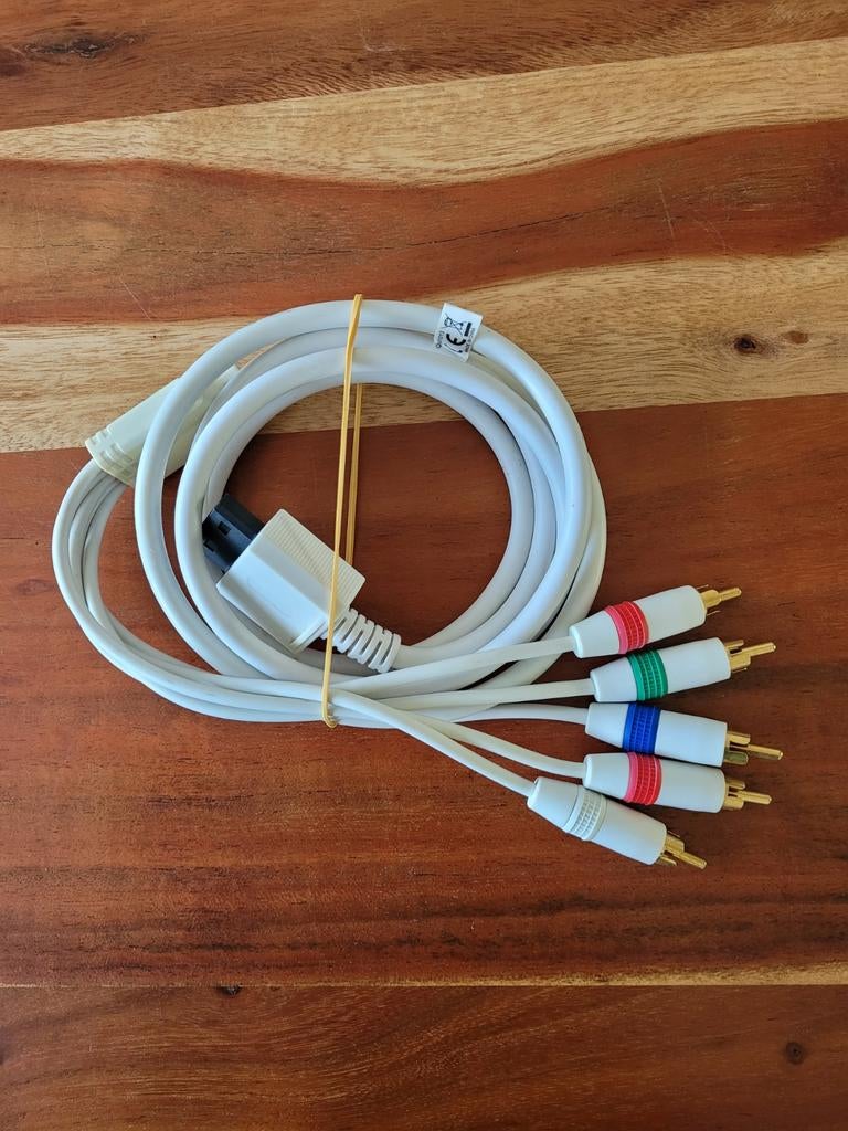 Component AV Kabel Wii / Wii u, Spelcomputers en Games, Spelcomputers | Nintendo Wii, Ophalen of Verzenden, Gebruikt, Zonder controller