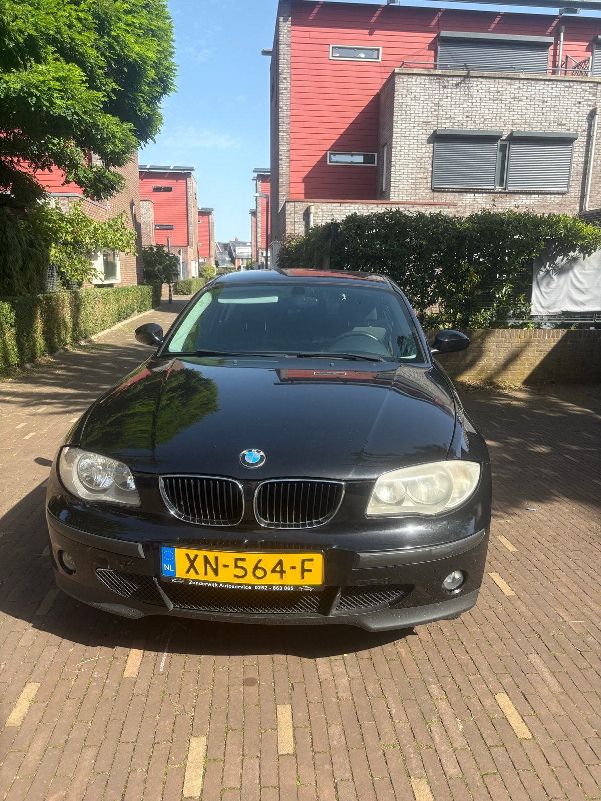 Bmw 1 serie 116i E87 2005, Auto's, 1-Serie, Zwart, Zwart, Handgeschakeld