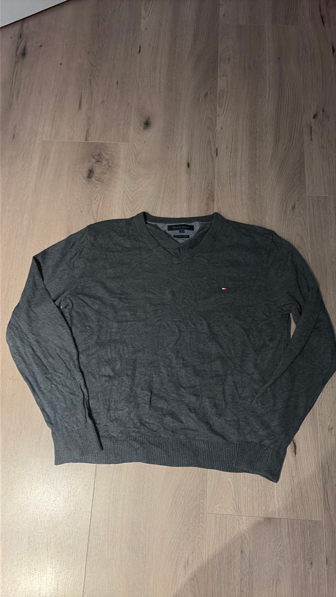 Tommy hilfiger trui zwart|maat L, Kleding | Heren, Verzenden, Zo goed als nieuw, Zwart