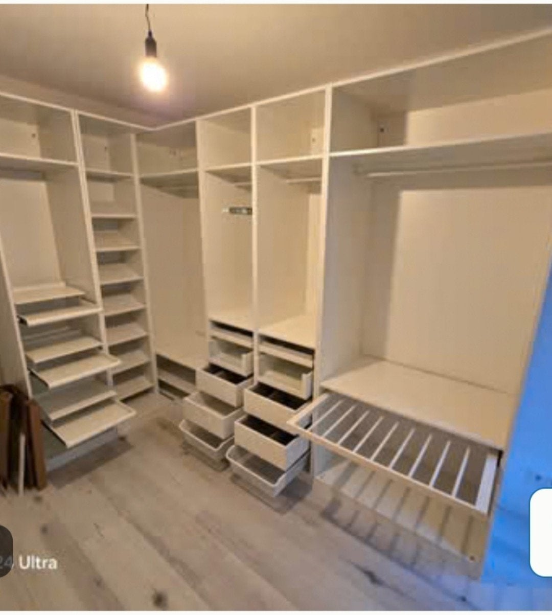Ikea Pax Kast Wit - Complete Kledingkast, Ophalen, Gebruikt, 200 cm of meer, Met lade(s)