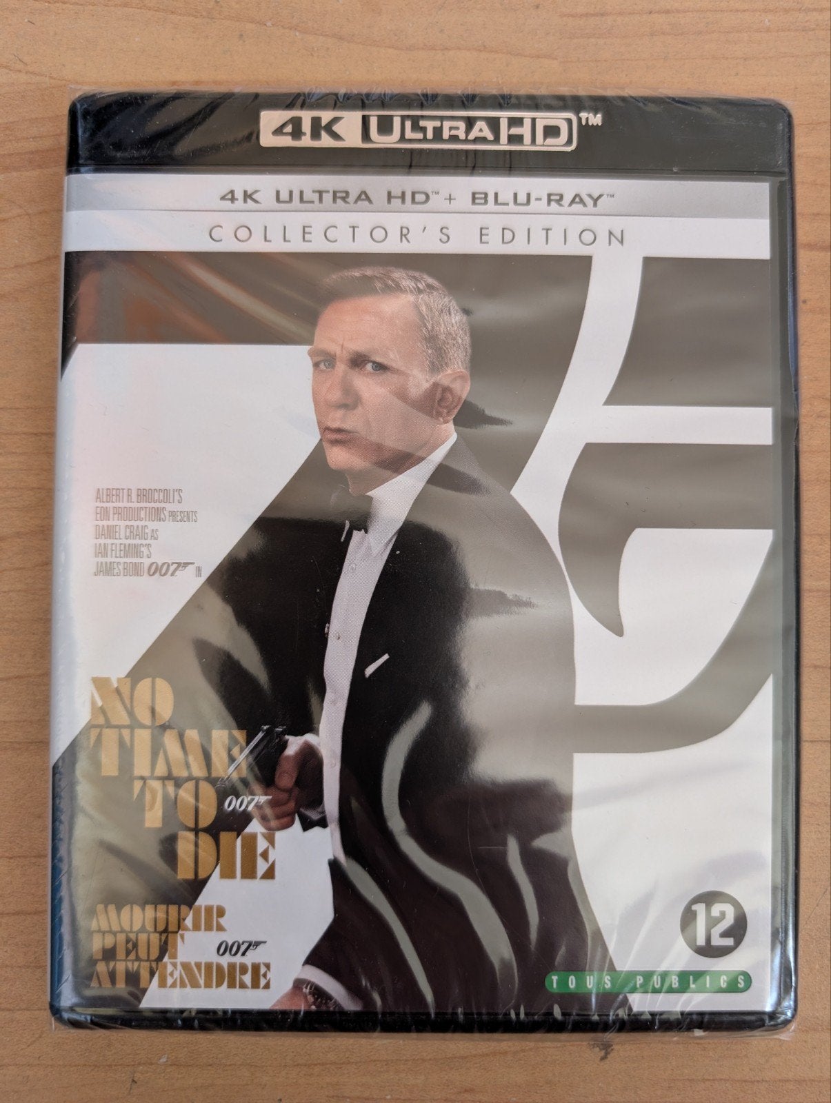 No Time To Die 4K Ultra HD + Blu-ray Collector's Edition, Cd's en Dvd's, Blu-ray, Film, Ophalen of Verzenden, Nieuw in verpakking