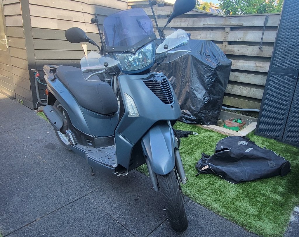 Kymco People S (blauw kenteken)  - project scooter, Fietsen en Brommers, Scooters | Kymco, Ophalen, Gebruikt, People S, Benzine