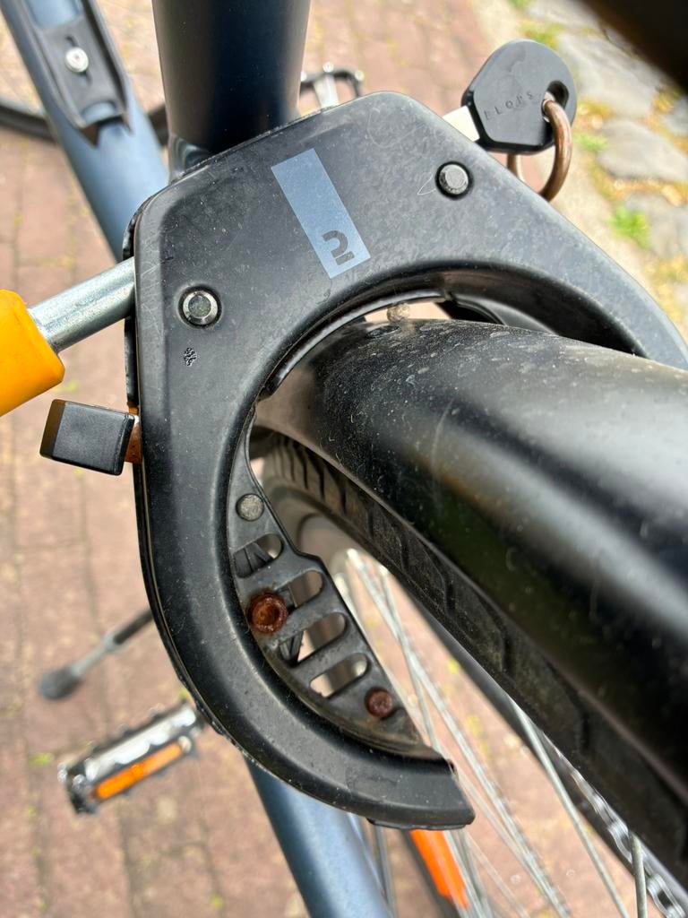 Decathlon bike locking set (lock, chain, mounting kit), Ophalen of Verzenden